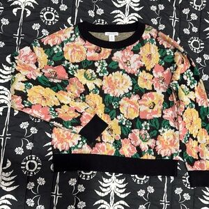 NWOT GIRLS FLORAL SWEATER, NORDSTROM SIZE MEDIUM